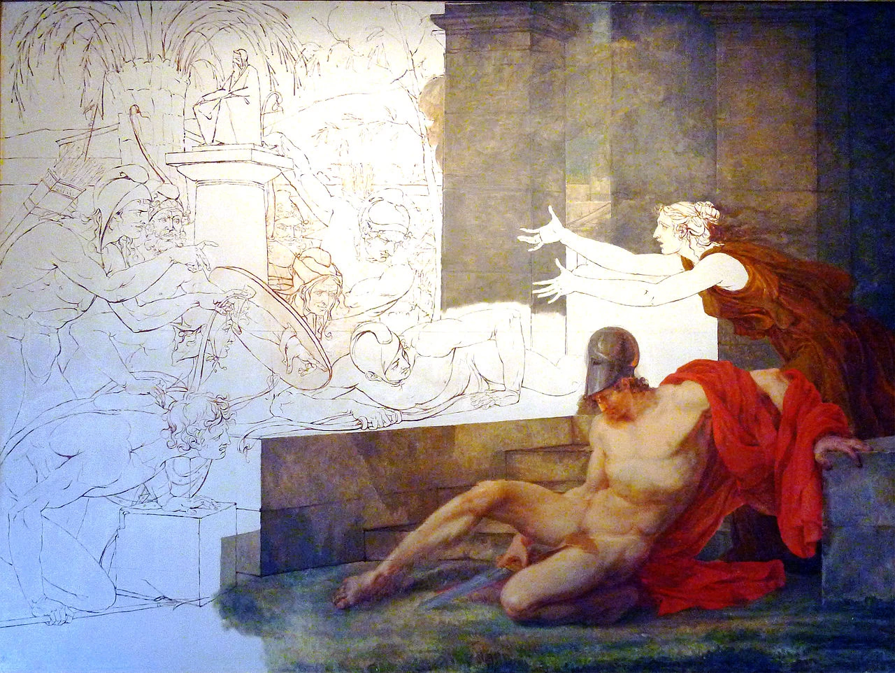 La morte di Alcibiade - Musee reattu, Arles
